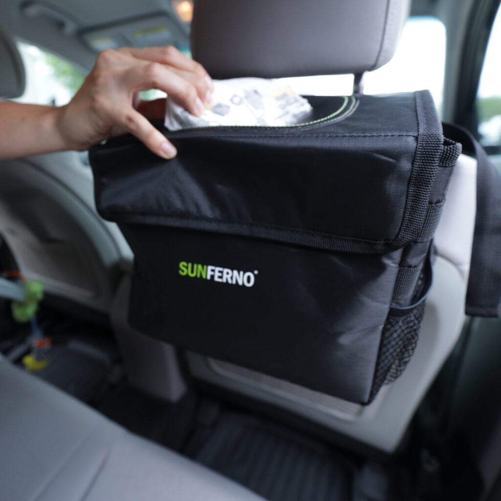 Sunferno Car trash can bag for roadtrips